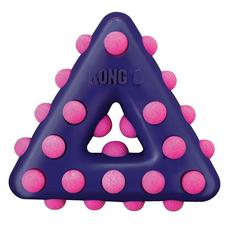 Игрушка KONG Dotz треугольник большой, для собак, 17см