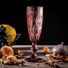Бокал для шампанского Magistro «Круиз», 160мл, цвет розовый