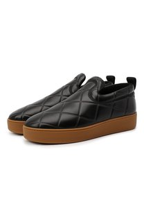 Кожаные слипоны Bottega Veneta