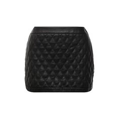 Кожаная юбка Saint Laurent