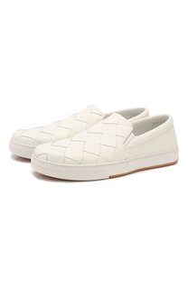 Кожаные слипоны Bottega Veneta