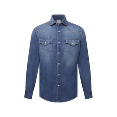 Джинсовая рубашка Brunello Cucinelli