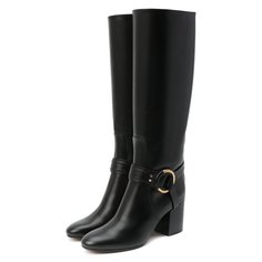 Кожаные сапоги Demi Chloé Chloe