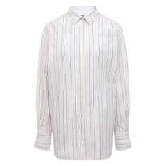 Рубашка из вискозы и хлопка Totême Toteme