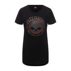 Хлопковая футболка Harley-Davidson