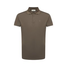Хлопковое поло Saint Laurent