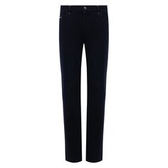 Джинсы с отделкой из кожи аллигатора Zilli