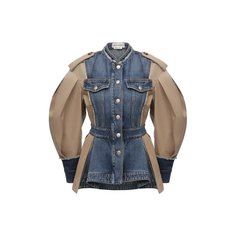 Комбинированный жакет Alexander McQueen