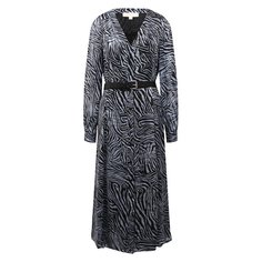 Платье из смеси шелка и вискозы MICHAEL Michael Kors