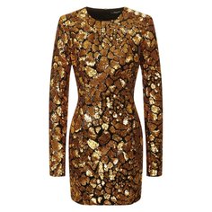 Платье с пайетками Balmain