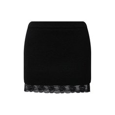 Шерстяная юбка Saint Laurent