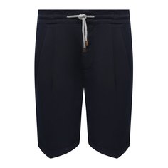 Шорты изо льна и хлопка Brunello Cucinelli