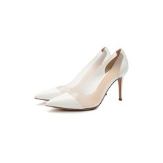 Комбинированные туфли Plexi 85 Gianvito Rossi