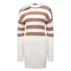 Платье из вискозы Balmain