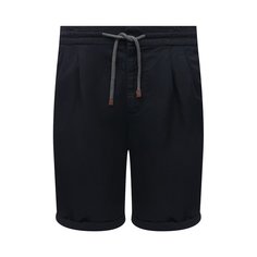 Шорты изо льна и хлопка Brunello Cucinelli