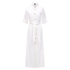 Платье изо льна и вискозы Lorena Antoniazzi