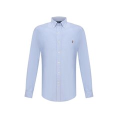Хлопковая рубашка с воротником button down Polo Ralph Lauren