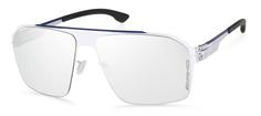 Солнцезащитные очки Ic Berlin IB AMG 02 Blue Bridge Fashion Silver Blue Pop Fashion Silver Black Ultra Beam Donnerstag