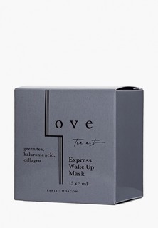 Маски для лица 15 шт. Love tea art Детокс экспресс, Освежающая, серия Green tea, 5 мл х 15 шт.