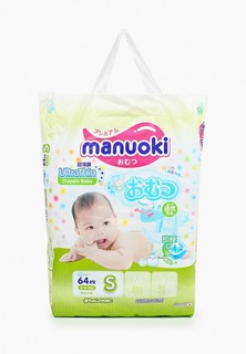 Подгузники Manuoki Ultrathin 3-6 кг, 64 шт