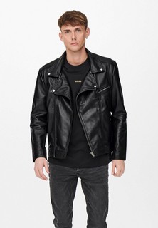 Куртка кожаная Only & Sons 