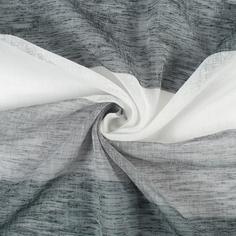 Тюль «Крупные полосы» 295 см цвет серый Нет данных