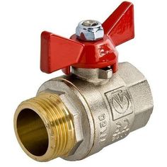 Кран шаровый Valtec Basic 1/2" внутренняя-наружная резьба VT.218.N.04
