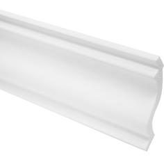 Плинтус потолочный LX-72 200 см цвет белый NMC