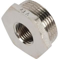 Футорка Valtec внутренняя-наружная резьба 1 1/4"х1/2" никелированная латунь VTr.581.N.0704
