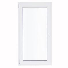 Окно ПВХ одностворчатое 90(87)х60 см поворотно-откидное левое однокамерное Deceuninck