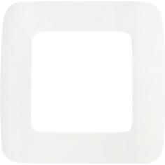 Рамка для розеток и выключателей Lexman Cosy 1 пост, цвет белый