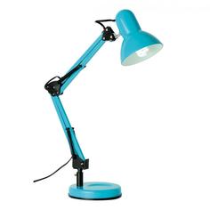 Настольная лампа Inspire Ennis 1xE27х40 Вт, металл/пластик, цвет голубой