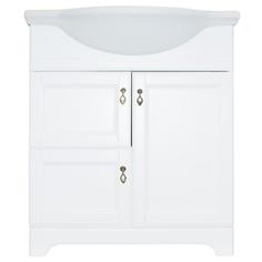 Тумба под раковину напольная Retro 75 см цвет белый