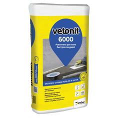 Стяжка пола Vetonit 6000 25 кг Weber