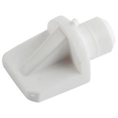 Полкодержатель мебельный лопатка 7 мм, пластмасса, цвет белый 16 шт. Lexman