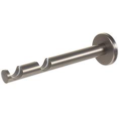 Держатель двухрядный с пластиковой вставкой 13/18 см цвет титан Orbis