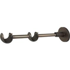 Держатель двухрядный открытый 12/20 см цвет титан Orbis