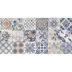 Плитка настенная «Касабланка» 19.8х39.8 см 1.58 м2 цвет синий LB Ceramics