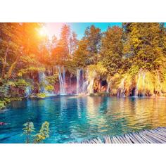 Фотообои флизелиновые «Водопад» 370х270 см МОСКОВСКАЯ ОБОЙНАЯ ФАБРИКА