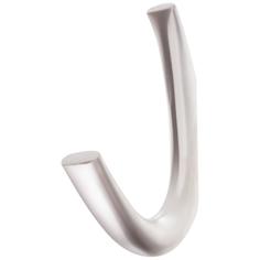 Крючок максимальная нагрузка 10 кг 50 мм сталь крепление на саморезы цвет матовый никель