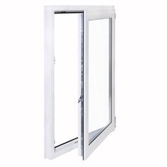 Окно ПВХ одностворчатое 120х80 см поворотно-откидное правое двухкамерное Deceuninck