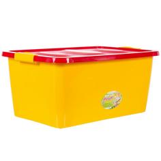 Ящик для игрушек 600x400x280 мм, 44 л, цвет жёлто-красный Martika