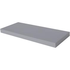 Полка мебельная прямая 800x235x38 мм, МДФ, цвет серый Spaceo