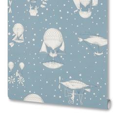 Обои флизелиновые Wallfashion Jack&Rose Junior синие 0.53 м JR3004