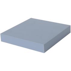 Полка мебельная прямая 230x235x38 мм, МДФ, цвет голубой Spaceo