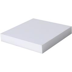 Полка мебельная прямая 230x235x38 мм, МДФ, цвет белый Spaceo
