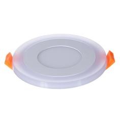 Светильник встраиваемый Gauss Backlight BL115 круглый 3 и 3 Вт свет холодный белый