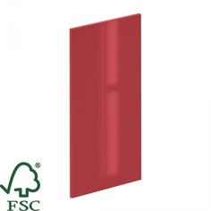 Фальшпанель для навесного шкафа Delinia ID «Аша» 37x77 см, ЛДСП, цвет красный