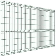 3D панель Profi для забора 1.73х2.5 м оцинкованная сталь зеленый