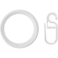 Кольцо с крючком, цвет жемчуг, 2 см, 10 шт. Arttex